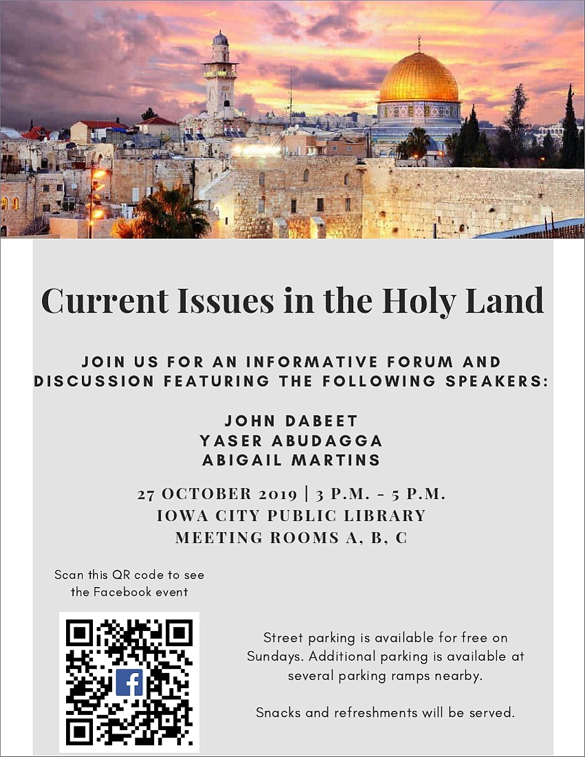 Holy Land event